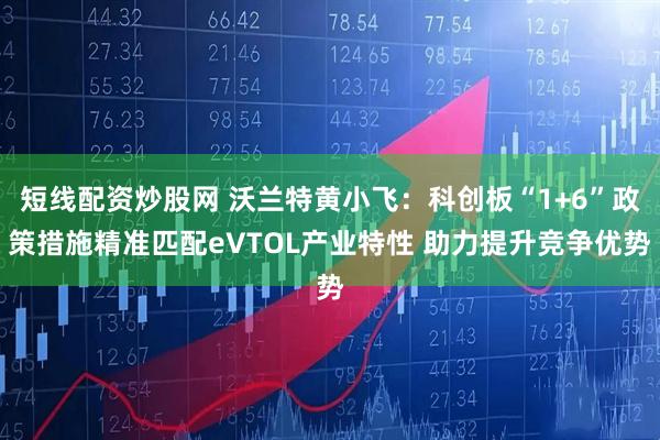 短线配资炒股网 沃兰特黄小飞:科创板“1+6”政策措施精准匹配eVTOL产业特性 助力提升竞争优势